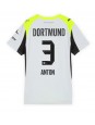 Borussia Dortmund Waldemar Anton #3 Vieraspaita Naisten 2025-26 Lyhythihainen